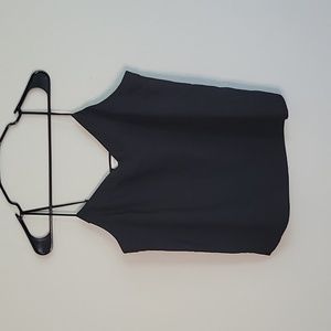 {3/$20} Topshop Black Strappy Crop Top